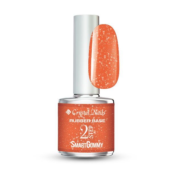 2S SmartGummy Rubber base gel Nr18 Sunshine Tangelo 8ml, Base