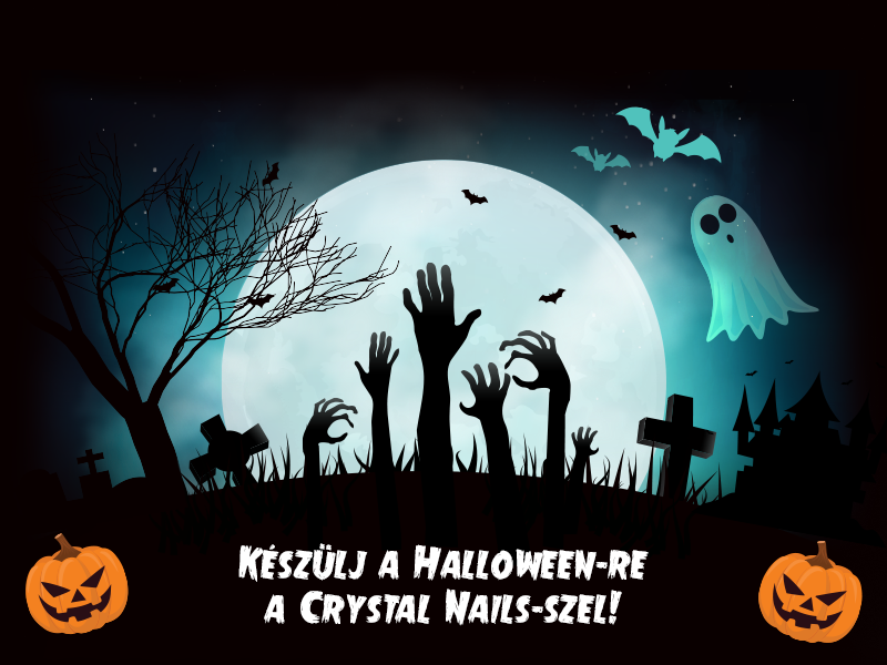 Készülj a Halloween-re a Crystal Nails-szel!