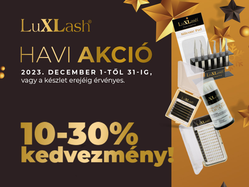 LuXLash Decmber Havi akció
