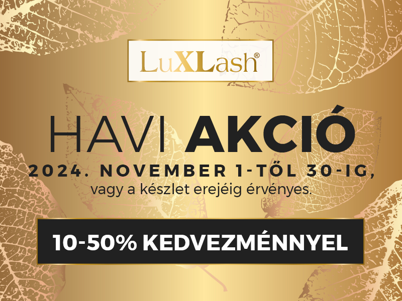 LuXLash November havi akció