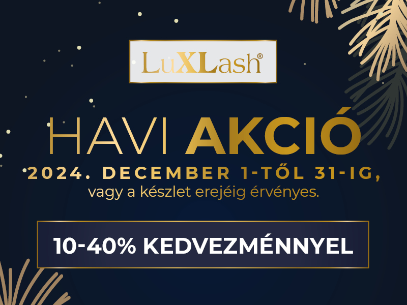 LuXLash December havi akció