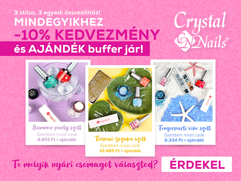  3 stílus, 3 egyedi szett!  