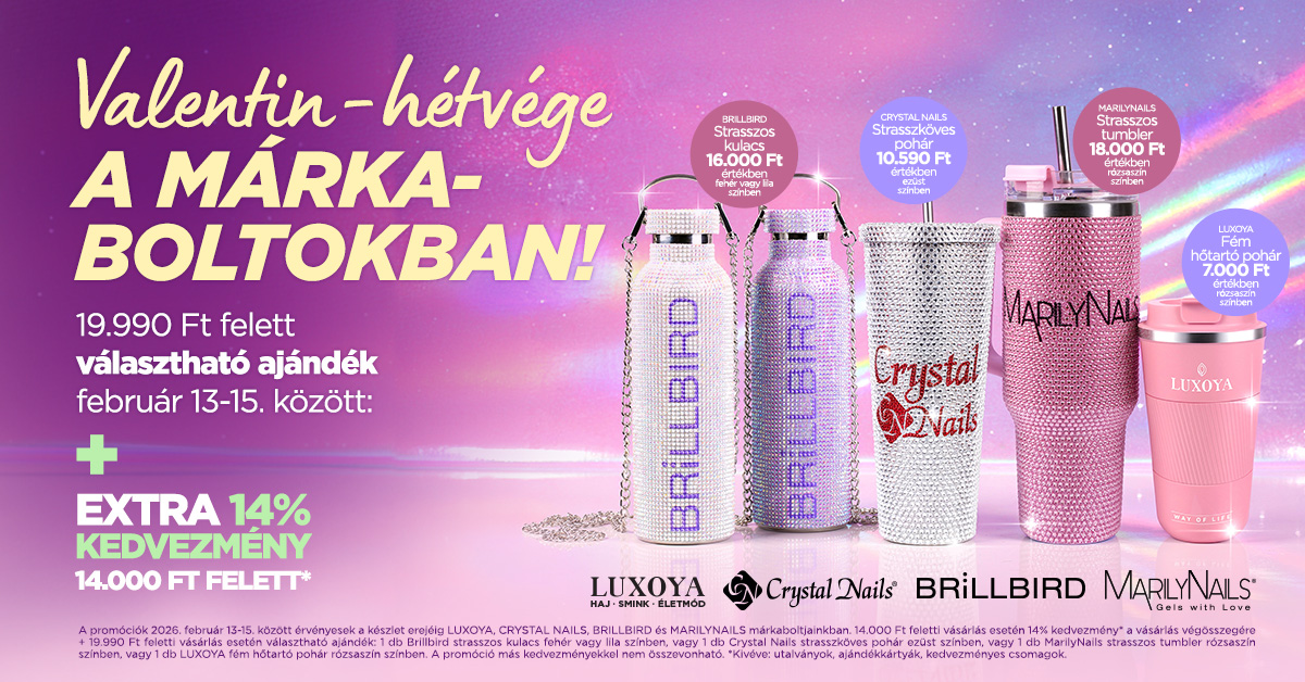 Valentin-hétvége a márkaboltokban 