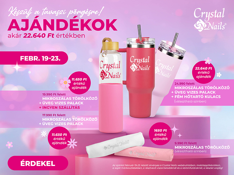 Készülj a tavaszi pörgésre AJÁNDÉKOKKAL