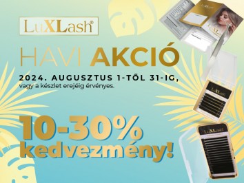 LuXLash Augusztus Havi akció