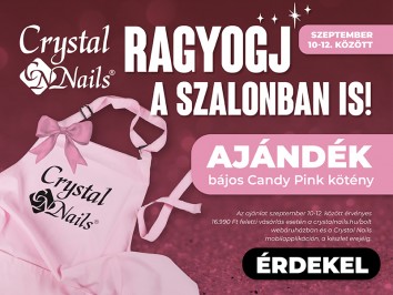 Ragyogj a szalonban is! AJÁNDÉK bájos Candy Pink kötény