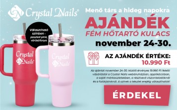 AJÁNDÉK fém hőtartó kulacs 