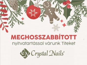 Meghosszabbított adventi nyitvatarással várunk! 