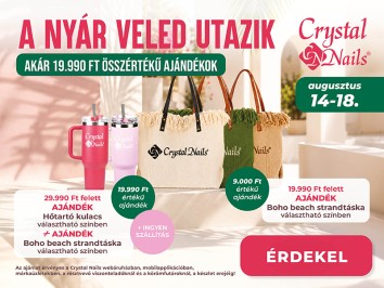 A nyár nem vár… és ezek az ajándékok sem! Az ajándékok érték akár 19.990 Ft.