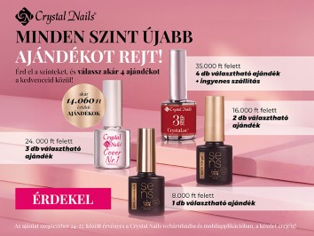 MINDEN SZINT ÚJABB AJÁNDÉKOT REJT!  Az ajándékok értéke akár 14.060 Ft is lehet és akár 7 termék közül is választhatsz! 