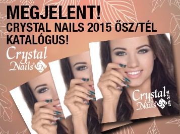 MEGJELENT! Crystal Nails 2015 ősz-téli katalógus!