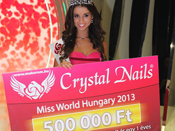 Szépségkirálynő: Rákosi Annamária lett Miss Crystal Nails