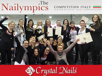 Elképesztő olasz éremeső: a Crystal Nails olasz csapata 16 érmet nyert a Nailympics Rome 2014-en