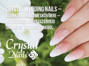 Crystal Wedding Nails – álomkörmök álomesküvőkre – inspirálódj menyasszonyaid örömére, válogatásunkból 