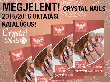 MEGJELENT! Crystal Nails Oktatási katalógus 2015-2016!